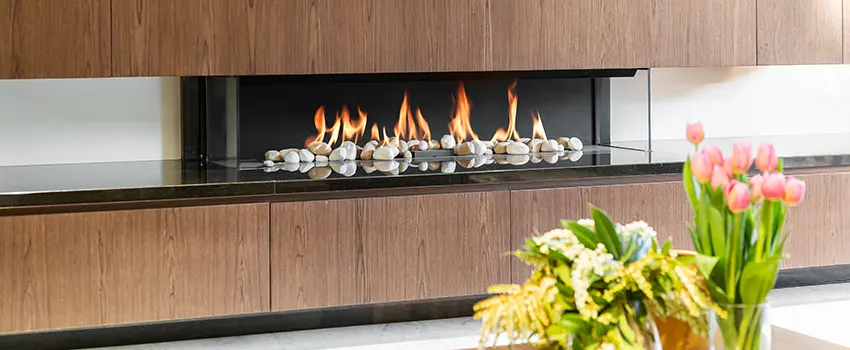 Double-height Fireplace Design Refurbishment in Palm Bay, Florida
