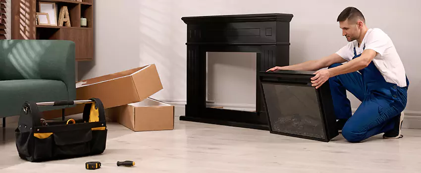 Old Rusted Metal Fireplace Repair And Replacement in Palm Bay, FL