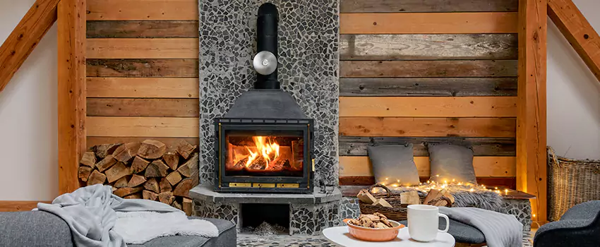 Thelin Hearth Products Direct Vent Gas Stove Fireplace Inspection in Palm Bay, Florida